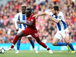 Hasil Liga Inggris: Liverpool Susah Payah Kalahkan Brighton