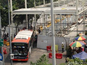 Skybridge Tanah Abang Mulai Dibangun Skybridge Tanah Abang Mulai Dibangun