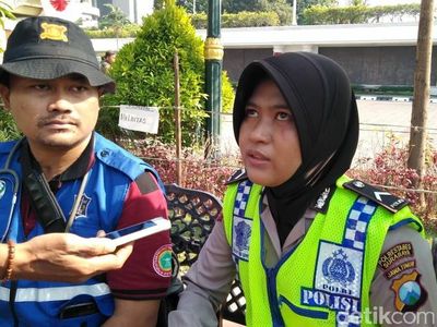 Luka Bripda Agis yang Dicakar Saat Pembubaran #2019GantiPresiden