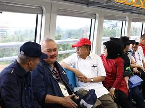 Tinjau Asian Games, JK Jajal LRT Palembang Sampai Jakabaring
