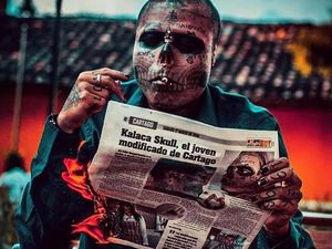 Hiii Serem! Pria Ini Jalani Operasi Ekstrem Demi Wajah Mirip Tengkorak