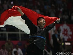 Pencak Silat Sumbang Emas Keenam dari Iqbal Chandra Pratama