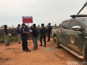 KLHK Segel Area Terbakar Milik 5 Perusahaan di Kalbar