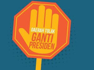 Sejumlah Daerah Menolak Deklarasi # 2019 Ganti Presiden