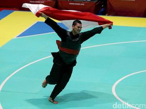 Lagi! Emas Ke-16 Indonesia dari Cabang Pencak Silat