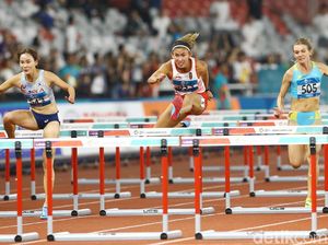 Aksi Emilia Nova Saat Persembahkan Perak untuk Indonesia