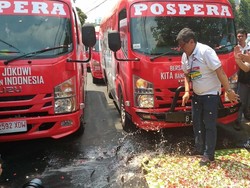 Timses Jokowi-Maruf Amin Luncurkan 5 Minibus Tim Pemenangan