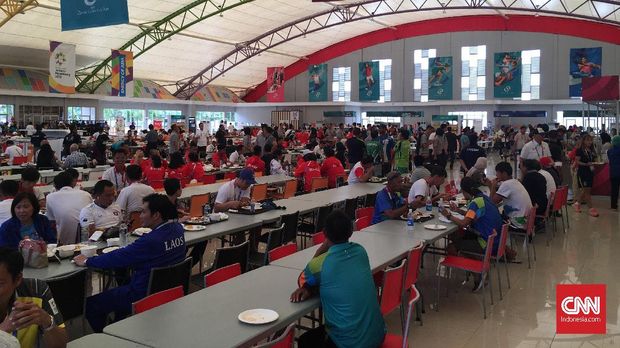 Ruang makan JSC jadi favorit para atlet peserta Asian Games 2018.