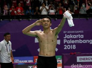 Selebrasi Buka Baju Jonatan untuk Bahagiakan Penonton