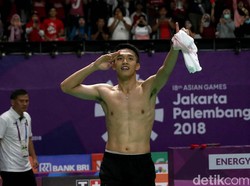 Selebrasi Buka Baju Jonatan untuk Bahagiakan Penonton