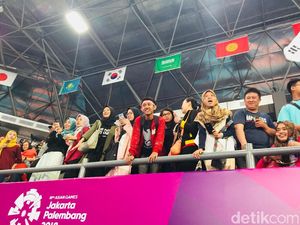 Timnas Voli Korea Selatan Bikin Suporter Indonesia Klepek-Klepek