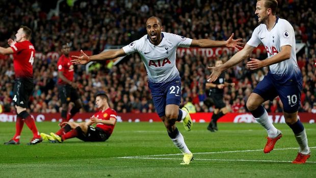 Tottenham Hotspur menang 3-0 atas Manchester United di pertemuan pertama musim ini.