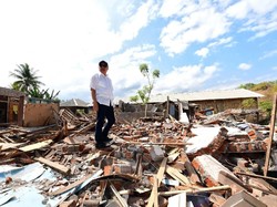 Dinas Update Dampak Gempa Lombok: 61 Ribuan Rumah Rusak