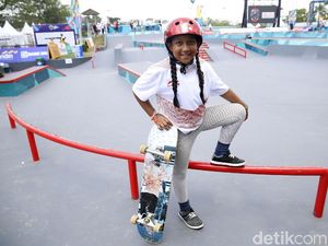 Ini Aliqqa Novvery, Skater Cilik Indonesia di Asian Games 2018