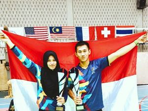 Harmonisnya Pasangan Atlet Pencak Silat Sarah Tria Monita-Iqbal