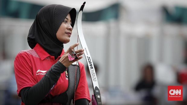 Diananda jadi pemanah Indonesia di nomor individu yang meraih perak Asian Games.