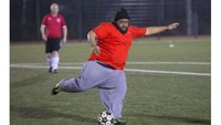 Olok-olok juga ditujukan pada striker MU Romelu Lukaku usai gagal menyelesaikan peluang mudah semalam. Foto: istimewa