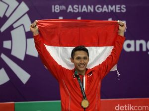 Aksi-aksi Jonatan Christie yang Berbuah Emas ke-23 Indonesia