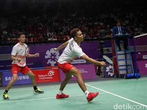 Fajar/Rian Syukuri Perak Asian Games 2018
