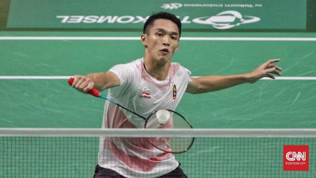 Jonatan Christie gagal melangkah ke babak kedua turnamen Jepang Terbuka 2018.