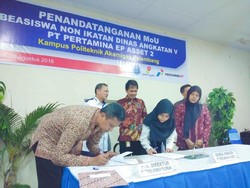 Pertamina Sekolahkan Penerima Beasiswa di AKAMIGAS Hingga Lulus