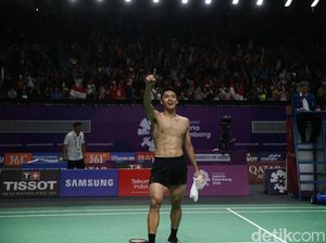Jonatan Christie Sabet Emas, Arie Untung: Masuk Pak Eko!