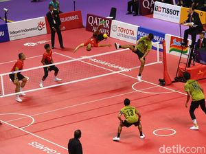 Tim Sepak Takraw Indonesia Belum Ikhlas Dikalahkan Malaysia