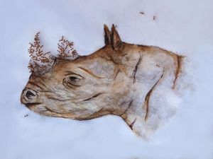 Wow, Lukisan Keren Ini Dibuat dari Iringan Semut yang Dipancing Gula!