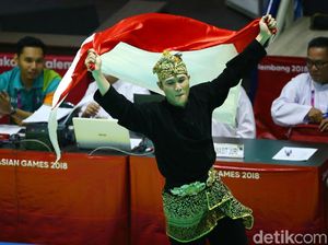 Jokowi Puji Atlet Indonesia yang Habis-habisan di Asian Games 2018