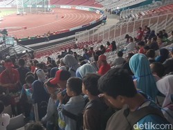 Hari Kerja, Penonton Atletik di GBK Tak Seramai Akhir Pekan Lalu