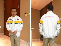 Pamer Jaket Koalisi Prabowo-Sandi, Elite Gerindra: Keren Kan?
