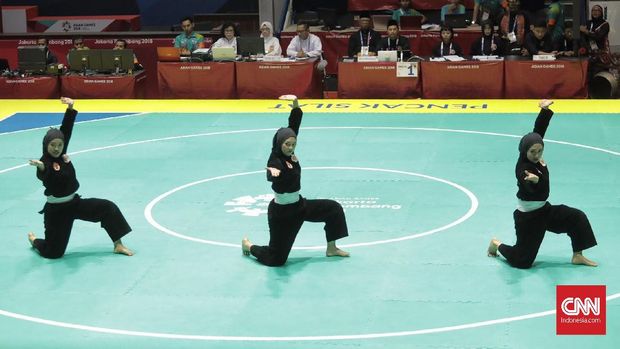 Pencak silat dipertandingkan dalam sea games sejak tahun