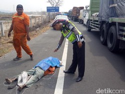 Petugas Kebersihan Ditemukan Tewas di Exit Tol Romokalisari