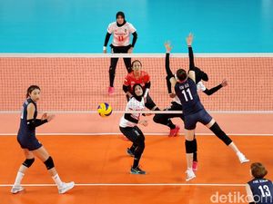 Voli Putri Indonesia Takluk 0-3 dari Korsel