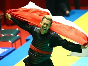 Keluarga Tegang Saat Nonton Hanifan Tanding dan Peluk Jokowi-Prabowo