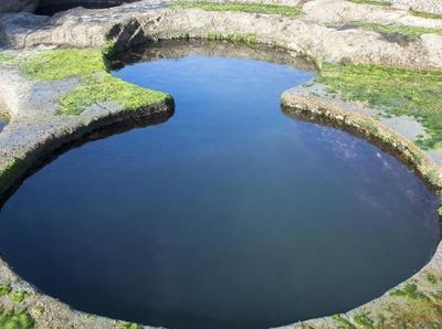 Foto: Kolam Alami Berbentuk Angka 8