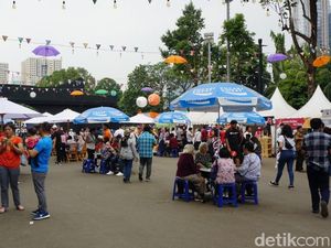 Seru! Begini Suasana Area Kuliner Asian Games di GBK, Senayan