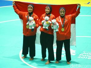 Pencak Silat Regu Putri Persembahkan Emas ke-27 untuk Indonesia
