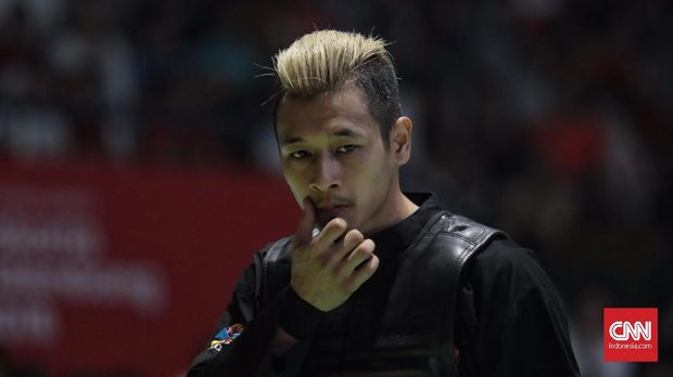 Hanifan Yudani Kusumah meraih medali emas silat Asian Games 2018 di kelas C putra.