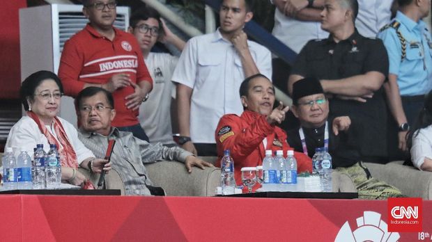 Canda Prabowo ke Megawati Saat Lupa Urutan Presiden