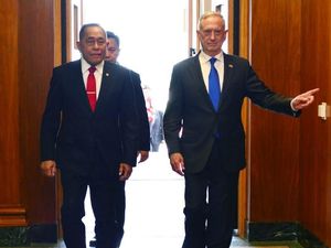 Ryamizard Ryacudu Bertemu Menhan AS Ryamizard Ryacudu Bertemu Menhan AS