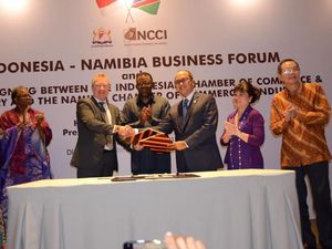 Presiden Namibia Bertemu Pengusaha RI Bahas Investasi