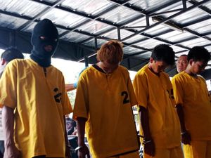 Tampang 4 Bajing Loncat di Jakut yang Videonya Viral di Medsos Tampang 4 Bajing Loncat di Jakut yang Videonya Viral di Medsos