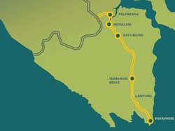 Bakauheni-Palembang Hanya 5 Jam Lewat Tol