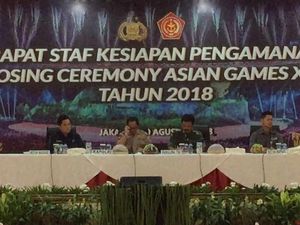 Kapolri hingga Erick Thohir Rapat Pengamanan Penutupan Asian Games Kapolri hingga Erick Thohir Rapat Pengamanan Penutupan Asian Games