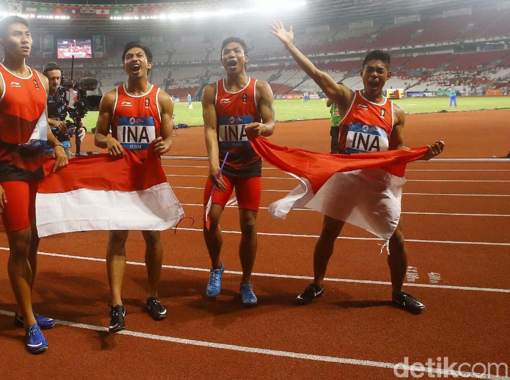 Video: Lalu M Zohri cs Sumbang Perak di Estafet 4 x 100 Meter