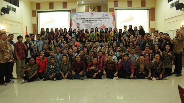 Peserta Kirab Pemuda 2018 Ditempa di PPPON Cibubur