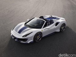 Mobil Atap Terbuka Terdahsyat Ferrari, 488 Pista Spider