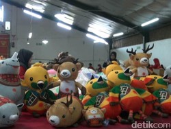Kata Produsen, Ukuran Boneka Maskot Asian Games 2018 ini Paling Laris