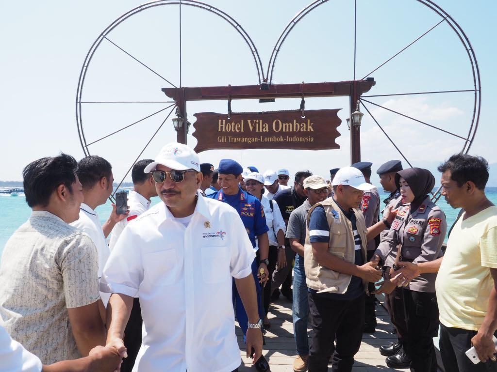 Datangi Lombok Pasca Gempa, Ini Kata Menteri Pariwisata Datangi Lombok Pasca Gempa, Ini Kata Menteri Pariwisata